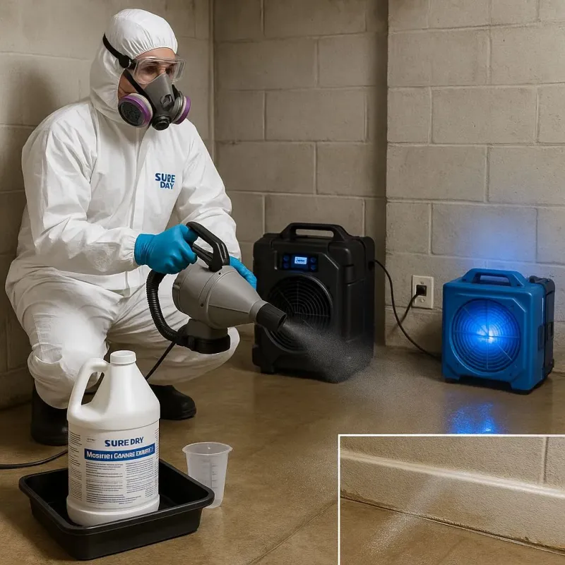 Sanitization and Odor Removal process in Runaway Bay, TX
