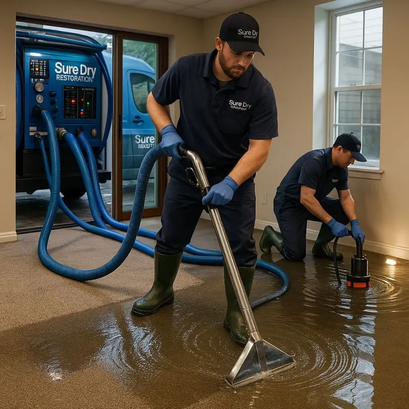 Water Extraction and Removal process in Runaway Bay, TX